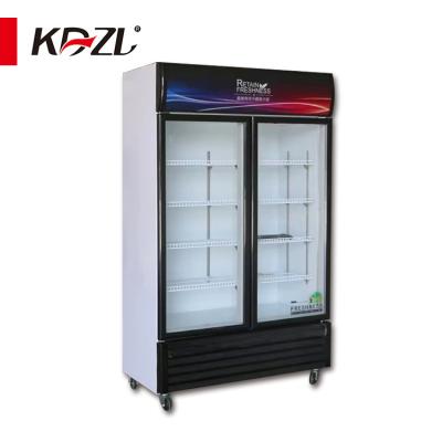 China Upright Single-temperature Beverage Display Refrigerator Commercial Beverage Showcase Display Cooler for sale