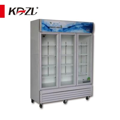 China Popular Single-temperature Glass Door Freezer Refrigeration Equipment Beverage Fridge for sale