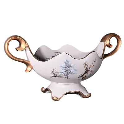 China Creative home high-end European style boreal European style decoration fruit bowl set living room dining table furniture for sale