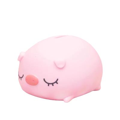 China Save the money bank children's gifts 2022 new creative and unique children's room decorations soft and beautiful piggy bank healthy children's gifts for sale