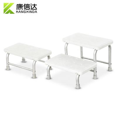 China Large Durable Load Bearing Stainless Steel Hospital Medical Foot Step Stool For Examination Bed for sale