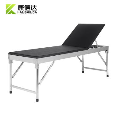 China Large Durable Stainless Steel Load Bearing Hospital Clinic Patient Table Examination Bed for sale