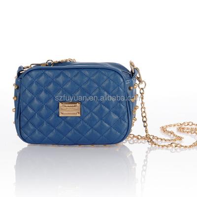 China Quilt Fashion Lady Handbag Brands, PU Handbag With Cheap Price for sale