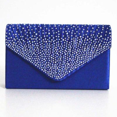 China Wedding Silk Prom Clutch Women's Evening Clutch Bag Bridal Clutch Bag for sale