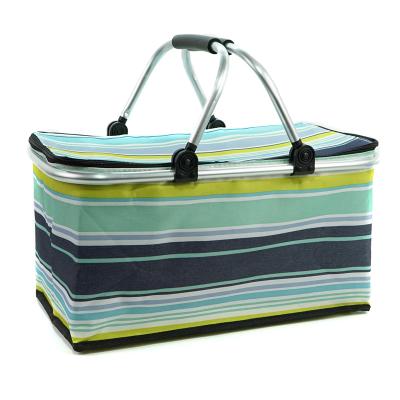 China High Quality Insulated Portable Food Delivery Cooler Bag Folding Picnic Basket Cooler Bag for sale