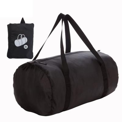 China Fuyuan sedex factory design new duffel bag custom sport rolling barrel shape gym waterproof foldable travel bag for sale