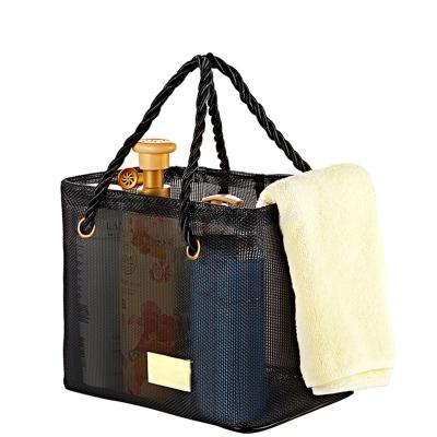 China Portable Quick Dry Shower Tote Hanging Travel Shower Bag Traditional Chinese with Pockets Bathrooms Organizer for sale