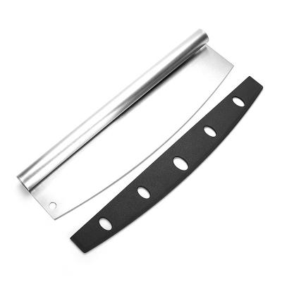 China Amazon Stainless Steel Pizza Slicer Sustainable Hot Knife Cutter With Blade Cover for sale