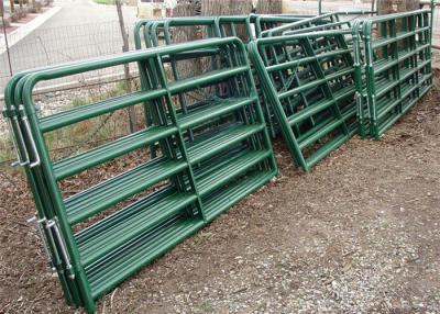 China Oval Tube 40mm*80mm & 30mm*60mm Galvanized sheep panels animal fence sheep farm gate fence hot sale Farm gate fence for sale