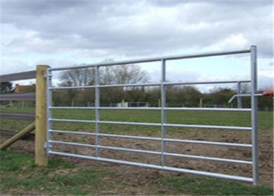 China 1.8mx2.1m US standard Farm fence gate for cattle Farm fence hinge joint farm fence metal corral panels Farmgate for sale