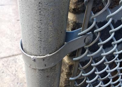 China chain link wire mesh fence 50mm x 50mm hot dipped galvanized chain wire tension band and clamp for sale