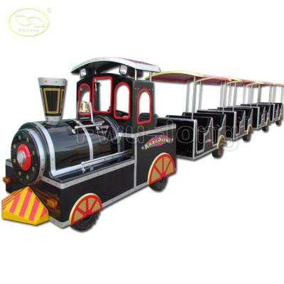 China Running Stable Amusement Park Train Rides, Tourist Train, Electric Trackless Trains Manufacturer for sale