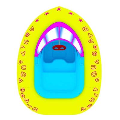 China PVC HDPE Coin Water Inflatable Parenting Electric Normal Tube Bumper Boat FLBB-40002 for sale