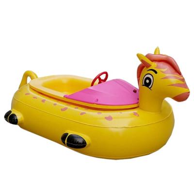 China HDPE PVC Battery Operated Water Playground Inflatable Pedal Boat, aqua bumper boat for sale