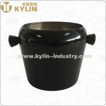 China Sustainable Top Grade High Quality 3L Stainless Steel Ice Bucket With Handle for sale