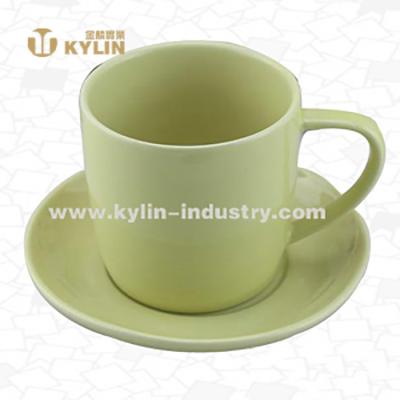 China Viable high quality china porcelain coffee cup and saucer set for sale