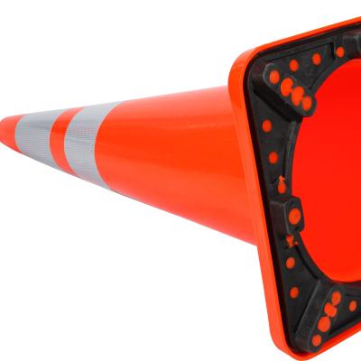 China America High Safety Suppliers Standard 36 Inch 900mm Base 10lbs PVC Traffic Highway Road Cone for sale