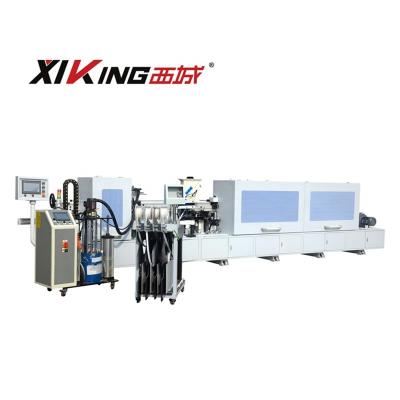 China Furnature Automatic PUR Edging Machine, PUR Sticky, Four Edge Bander Setting for sale