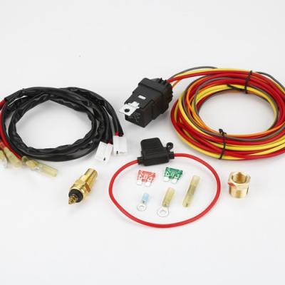 China Electronic Stable Performance Automotive Electric Fan Bar Shape Relay Wiring Cooling Kit for sale