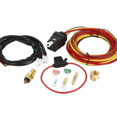 China Automotive Waterproof Electric Cooling Fan Strip Car Relay Wire Harness With Strap Kit for sale