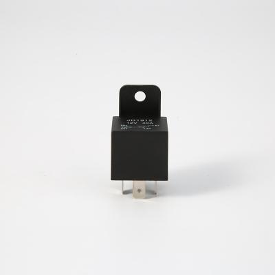 China Promotional Good Quality Black Square 12V40A Four Pin Power Relay 28.5*28.5*25.5mm for sale