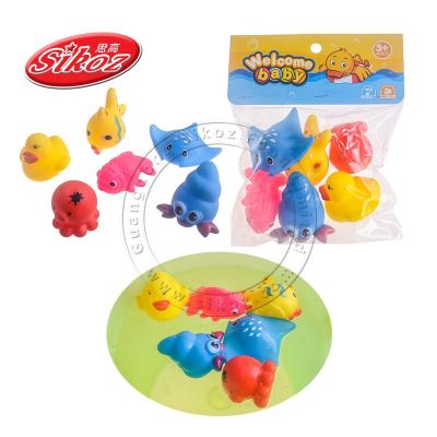 China Cartoon Toys Sprinkle Animal Sounds Baby Bath Toy for sale