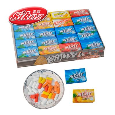 China 5 Pcs Star Mix Halal Cheap Fruity Flavor Chewing Gum G315 for sale