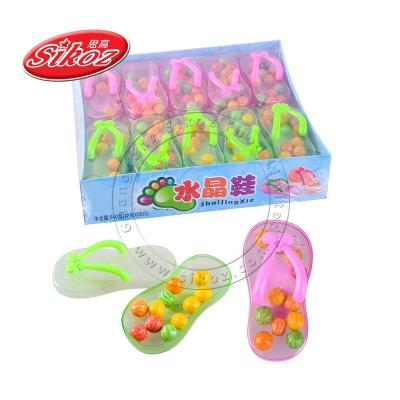 China Cartoon Toys Hot Sale Shoes Shape Toy With Colorful Fruit Bubble Gum Ball for sale