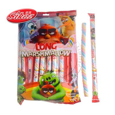 China Long natural halal fruity twist marshmallow for sale