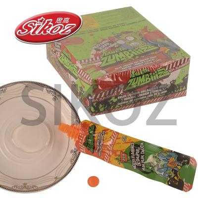 China Natural Halal Fruit Zombie Squeeze Liquid Jelly Jam Candy for sale