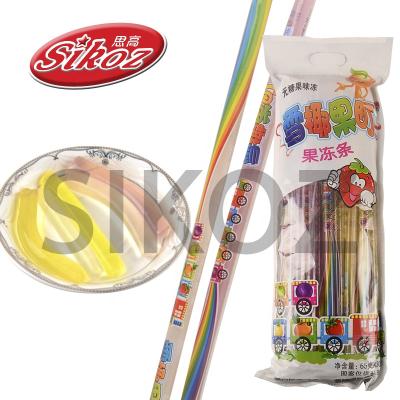 China Natural Assorted Flavor Fruit Jelly Stick for sale