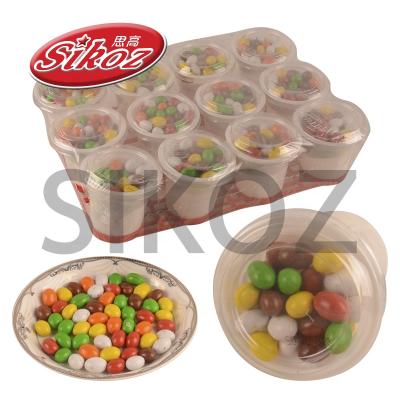 China Sweet Chocolate Halal Colored Mini Beans Piece for sale