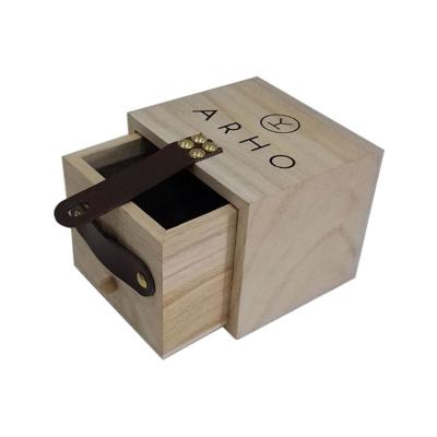 China Morden Customized Logo Unfinished Plain Packaging Wooden Watch Gift Boxes for sale