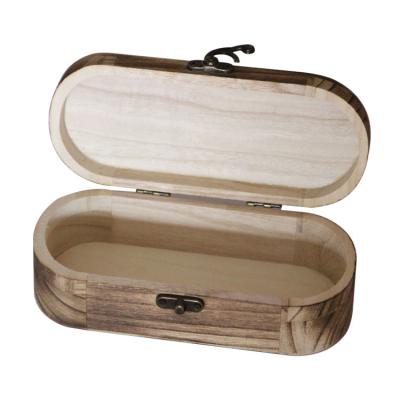 China Rustic Wooden Gift Box Sunglass Show Case Wooden Boxes Glass Eco-friendly Material for sale