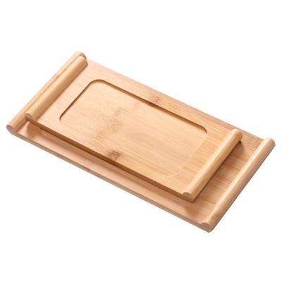 China Eco - Friendly China Vintage Wooden Tea Serving Tray Bamboo Sushi Trays for sale