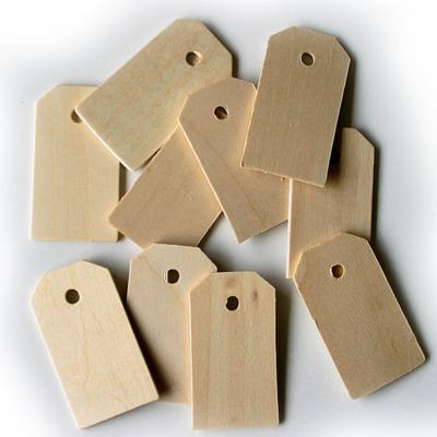 China Unfinished Europe Luggage Tags Blank Gift Tags Wooden Labels For Wine Bottle for sale