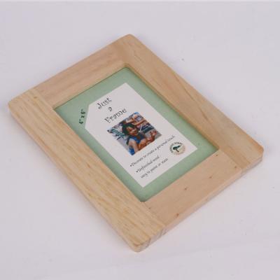 China Modern Custom Unfinished Wooden Picture Frame Pine Wood Picture Frames Wholesale for sale