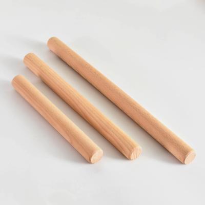 China Wholesale Beech Wood Dough Pin Viable Wooden Baking Pins for sale