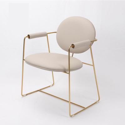 China Modern Colorful Canvas Cover Stainless Steel Leg Upholstered Chairs Dining Chair For Dining Room for sale