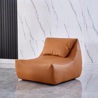 China Modern Style PU Leisure Chair Comfortable Leather Single Lounger for sale