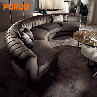 China New Design Luxury Sectional Furniture Couch Modular Modern Fabric For Furniture Textile Living Room Sofa Set for sale