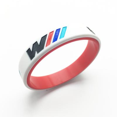 China Advertising Gifts Factory Cheap Price Wrist Bands Wholesale Silicone Rubber Wristband On Sale for sale