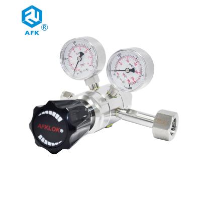 China R31 High Pressure Stainless Steel Gas Regulator For High Purity Corrosive Gases for sale