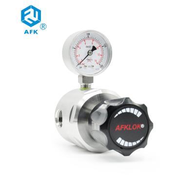 China CO2 Gas Pressure Regulator Single Gauge Single Stage 316 Stainless Steel Pressure Regulator for sale