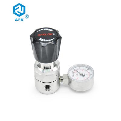 China Adjustable Propane Air Pressure Regulator Stainless Steel 316L Industrial Gas Regulator for sale