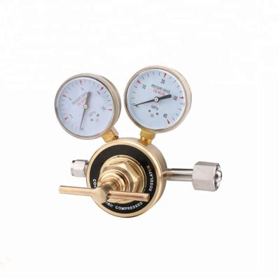 China Piston Type Helium Pressure Regulator Low Pressure 20 Bar With Two Gauges for sale