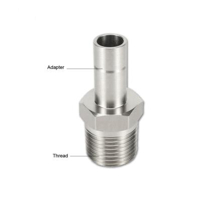 중국 Hexagon AFK Stainless Steel Gas Adapter 1/4 Inch Forged 판매용