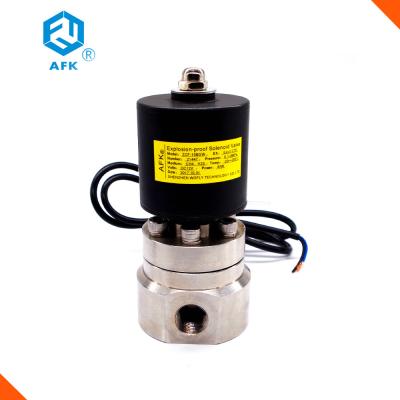 China Stainless Steel High Pressure Water Valve , 12V 2 Way High Pressure Steam Valve for sale