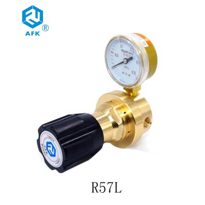 Chine Valve en laiton réglable de décompression, régulateur en laiton de gaz de R57L 1,0 kilogrammes à vendre