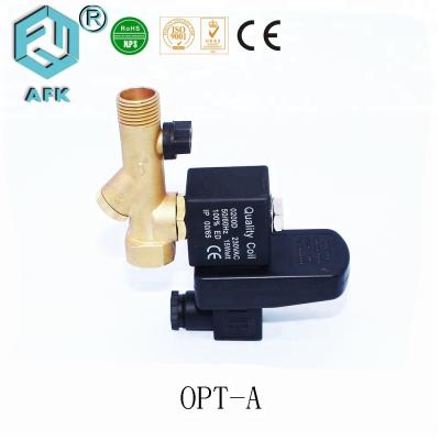 China Automatic Water Drain Valve With G Thread , Brass High Speed Solenoid Air Valve for sale